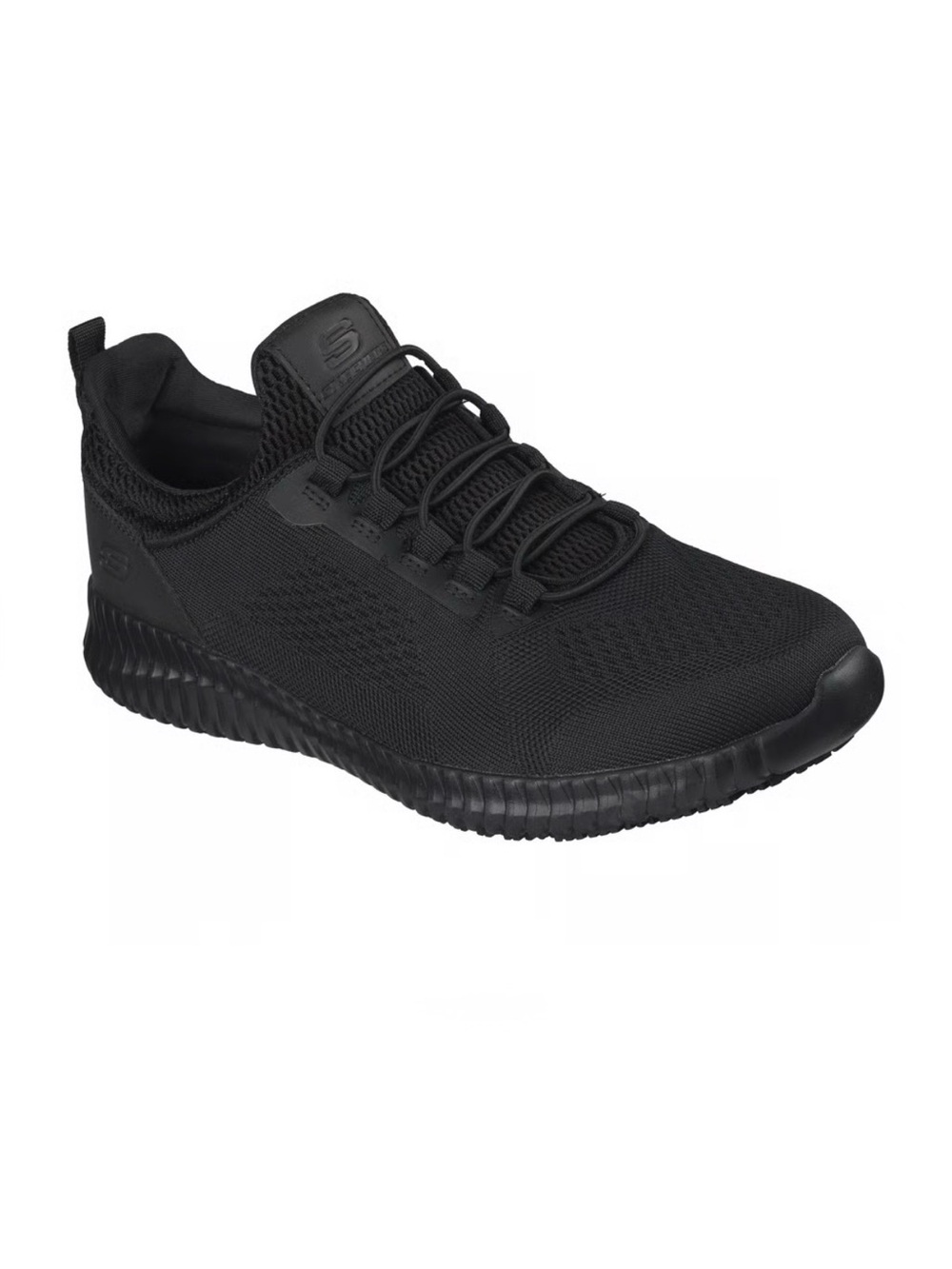 Skechers Memory Foam Slip-on Work Relaxed Fit Cessnock Black 9.5